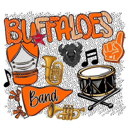 Buffaloes Band Spirit-Orange