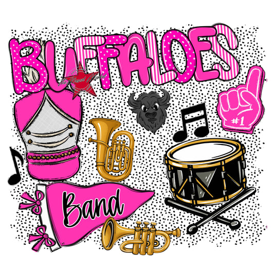 Buffaloes Band Spirit-Pink