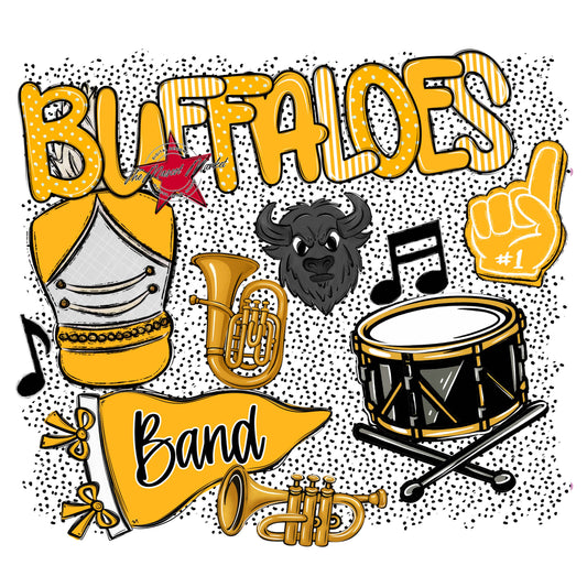 Buffaloes Band Spirit-Yellow