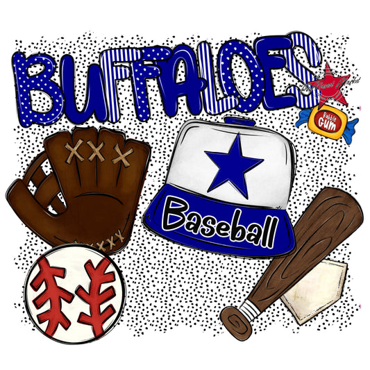 Buffaloes Baseball Spirit-Blue