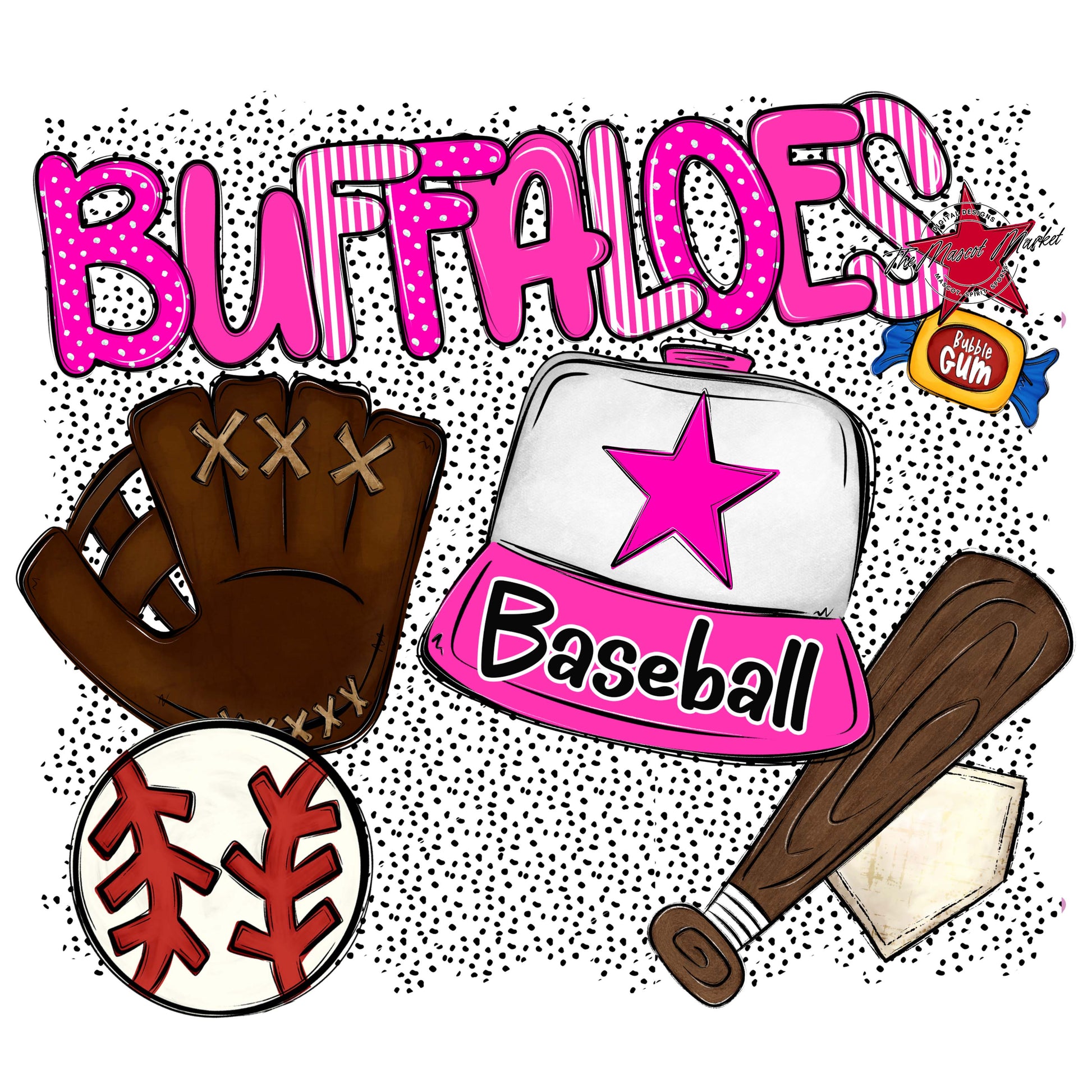 Buffaloes Baseball Spirit-Pink