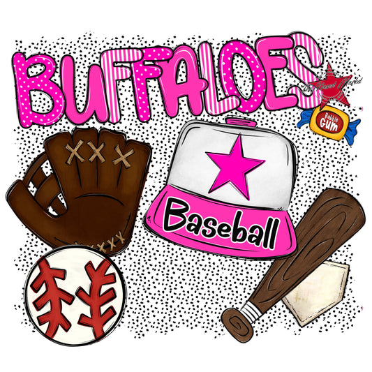 Buffaloes Baseball Spirit-Pink