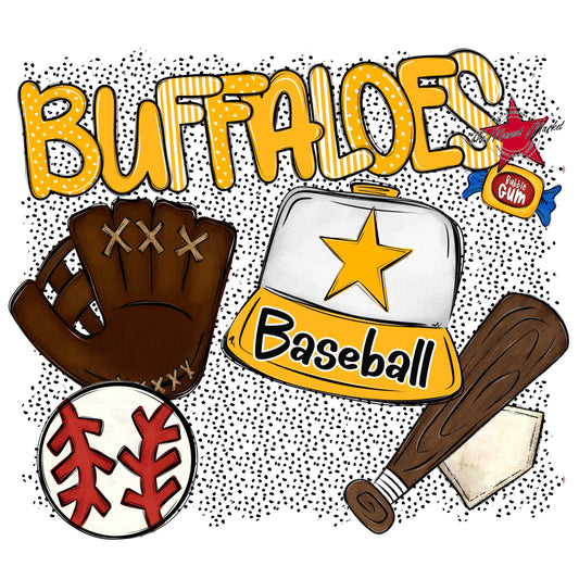 Buffaloes Baseball Spirit-Yellow