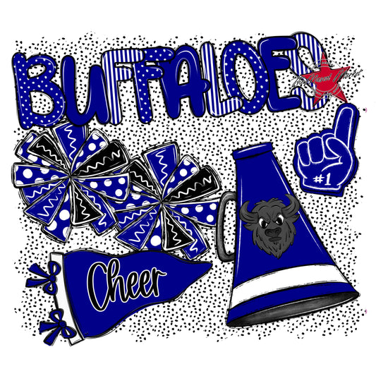 Buffaloes Cheer Spirit-Blue