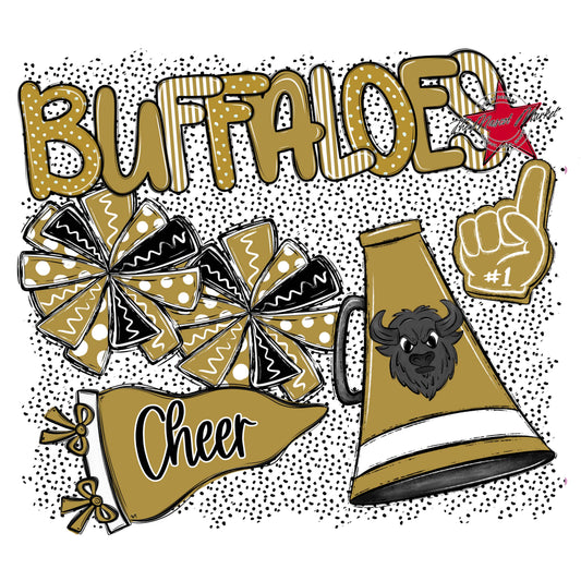 Buffaloes Cheer Spirit-Gold