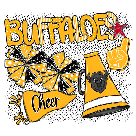 Buffaloes Cheer Spirit-Yellow