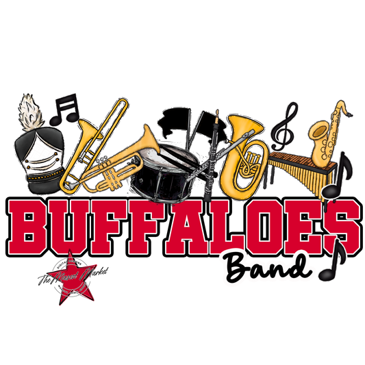 Buffaloes Varsity Band-Red