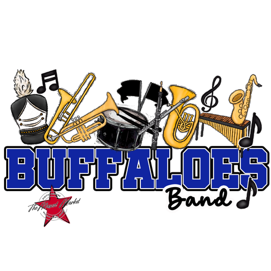 Buffaloes Varsity Band-Royal Blue