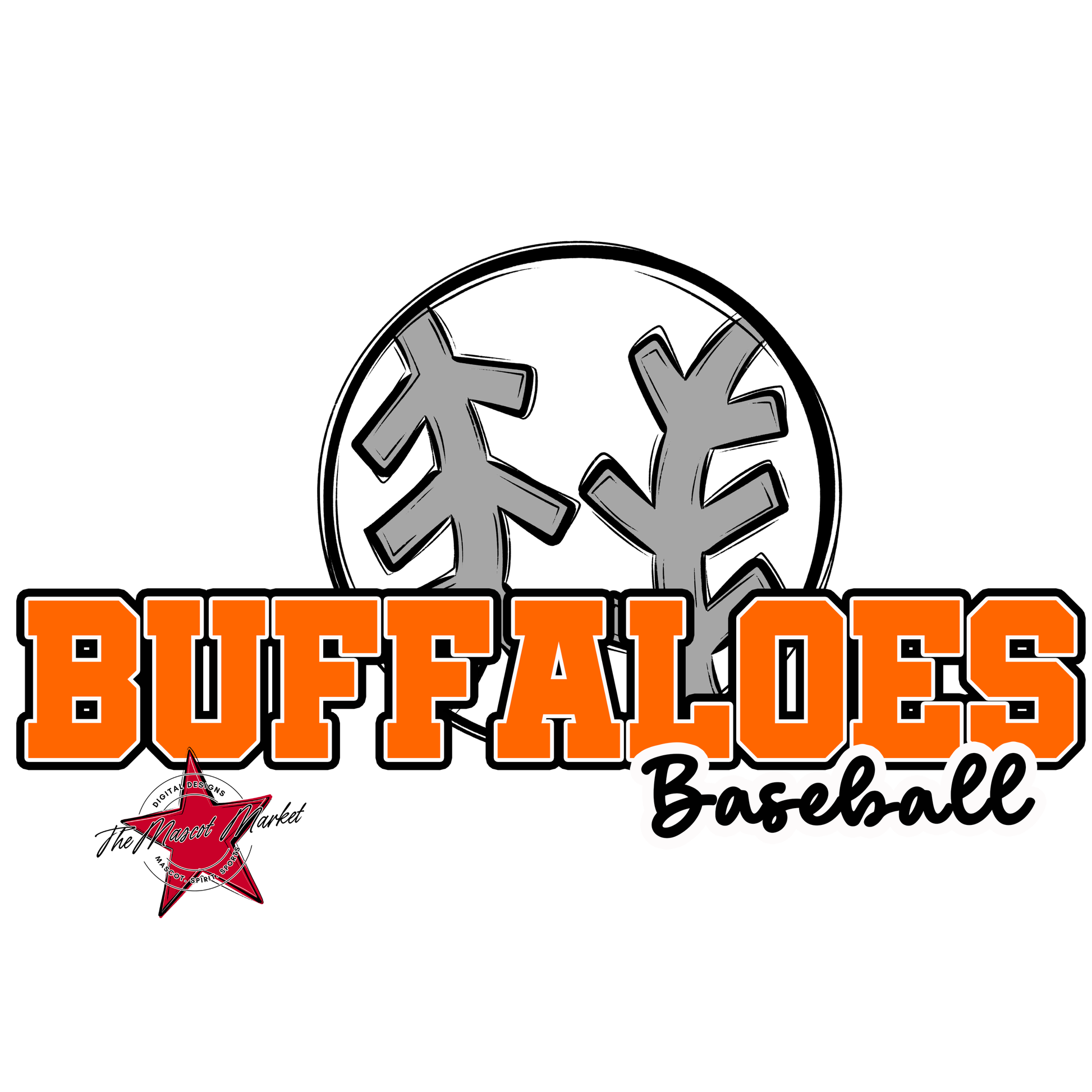Buffaloes Varsity Baseball-Orange