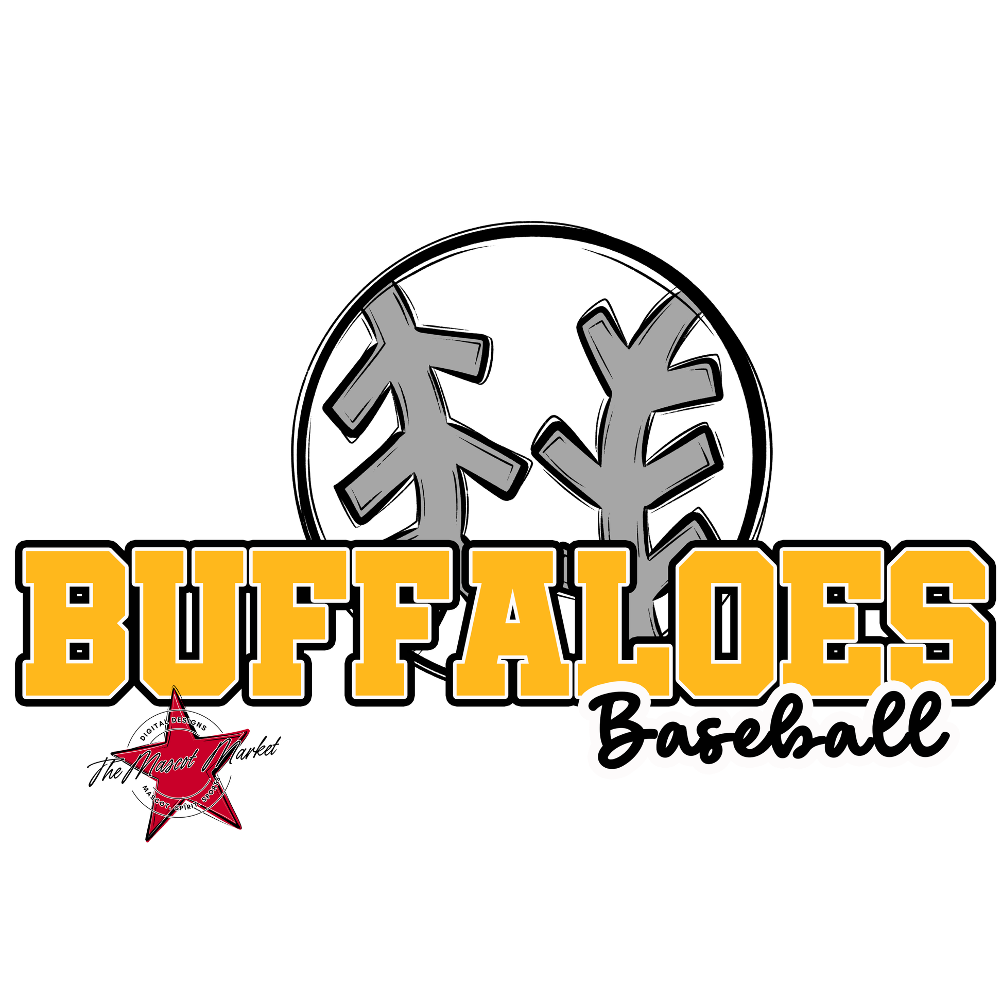 Buffaloes Varsity Baseball-Yellow