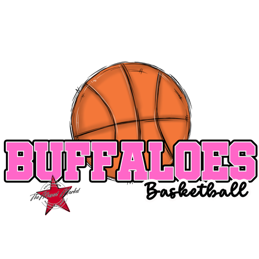 Buffaloes Varsity Basketball-Baby Pink