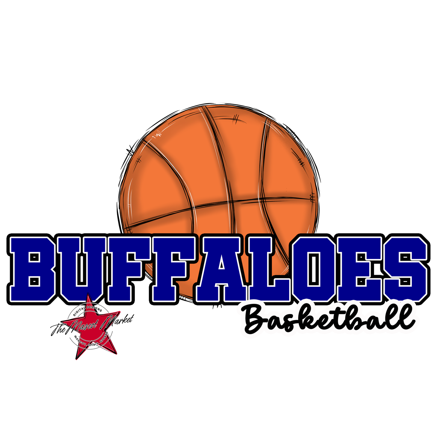 Buffaloes Varsity Basketball-Blue