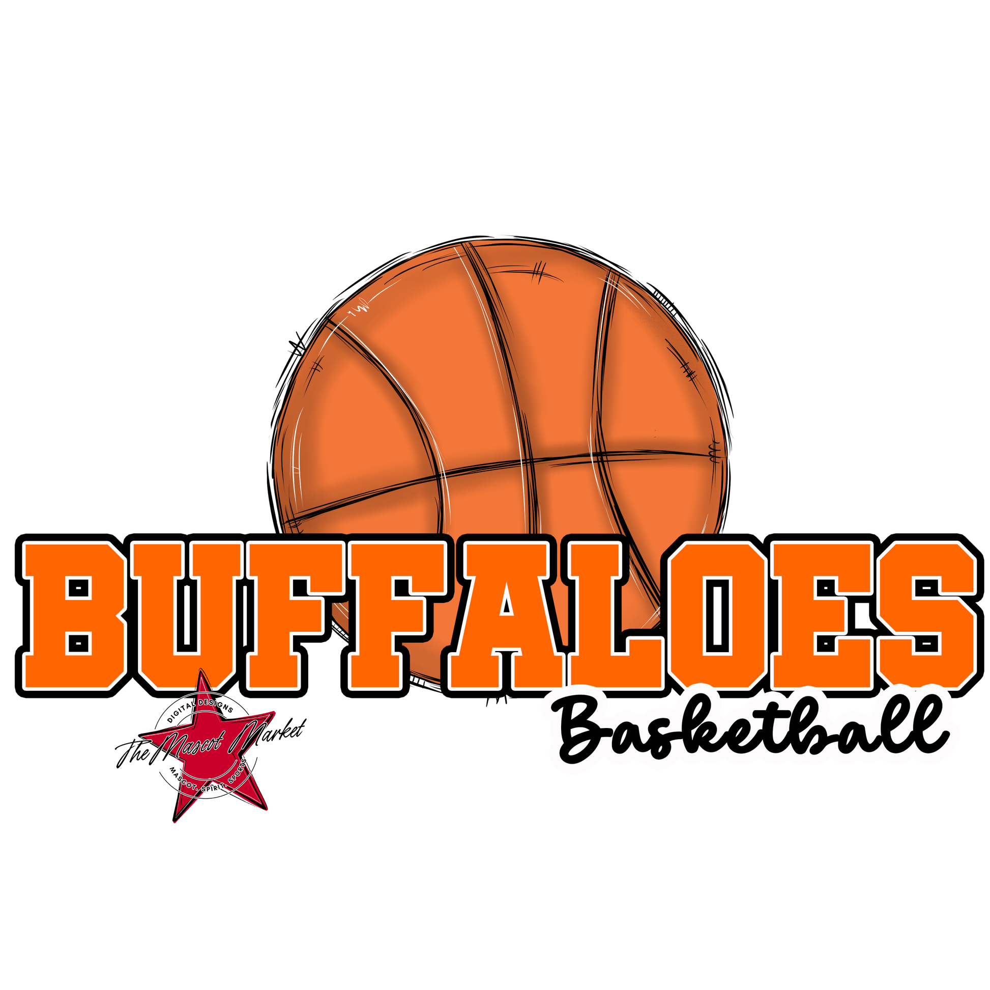Buffaloes Varsity Basketball-Orange