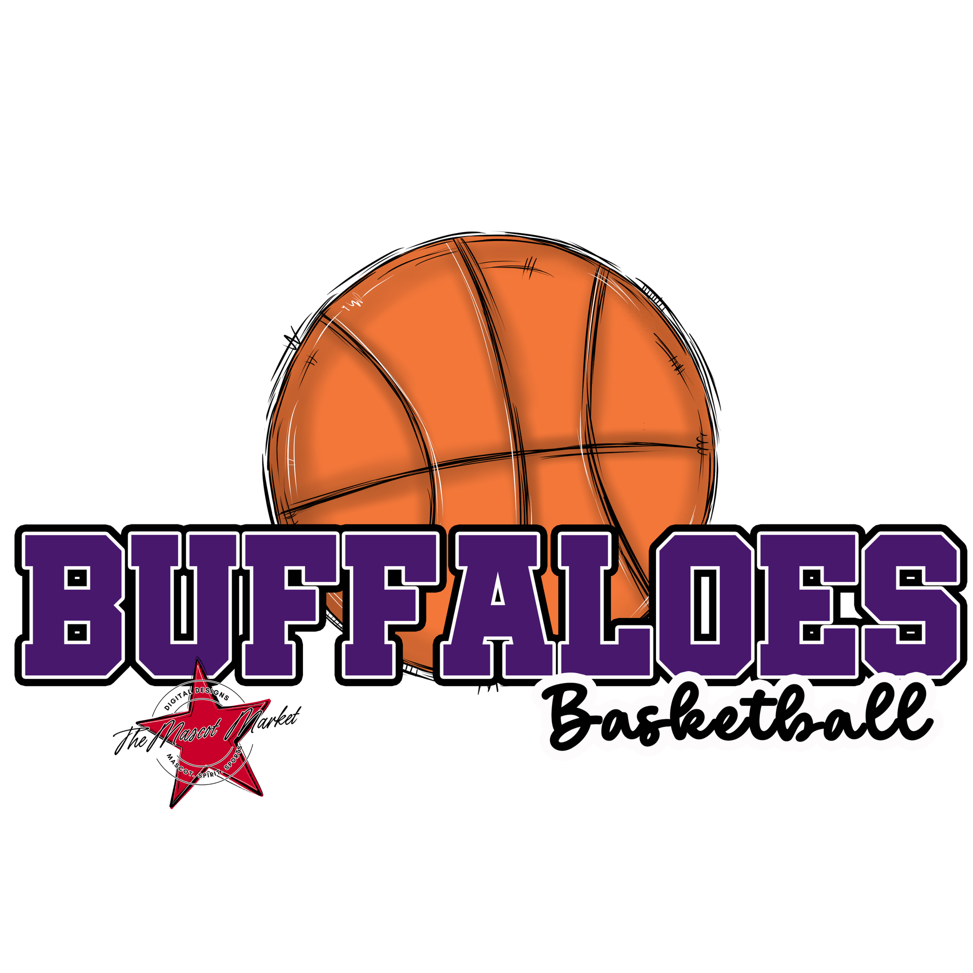 Buffaloes Varsity Basketball-Purple