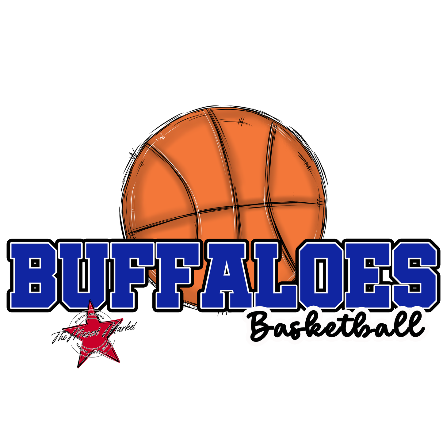 Buffaloes Varsity Basketball-Royal Blue