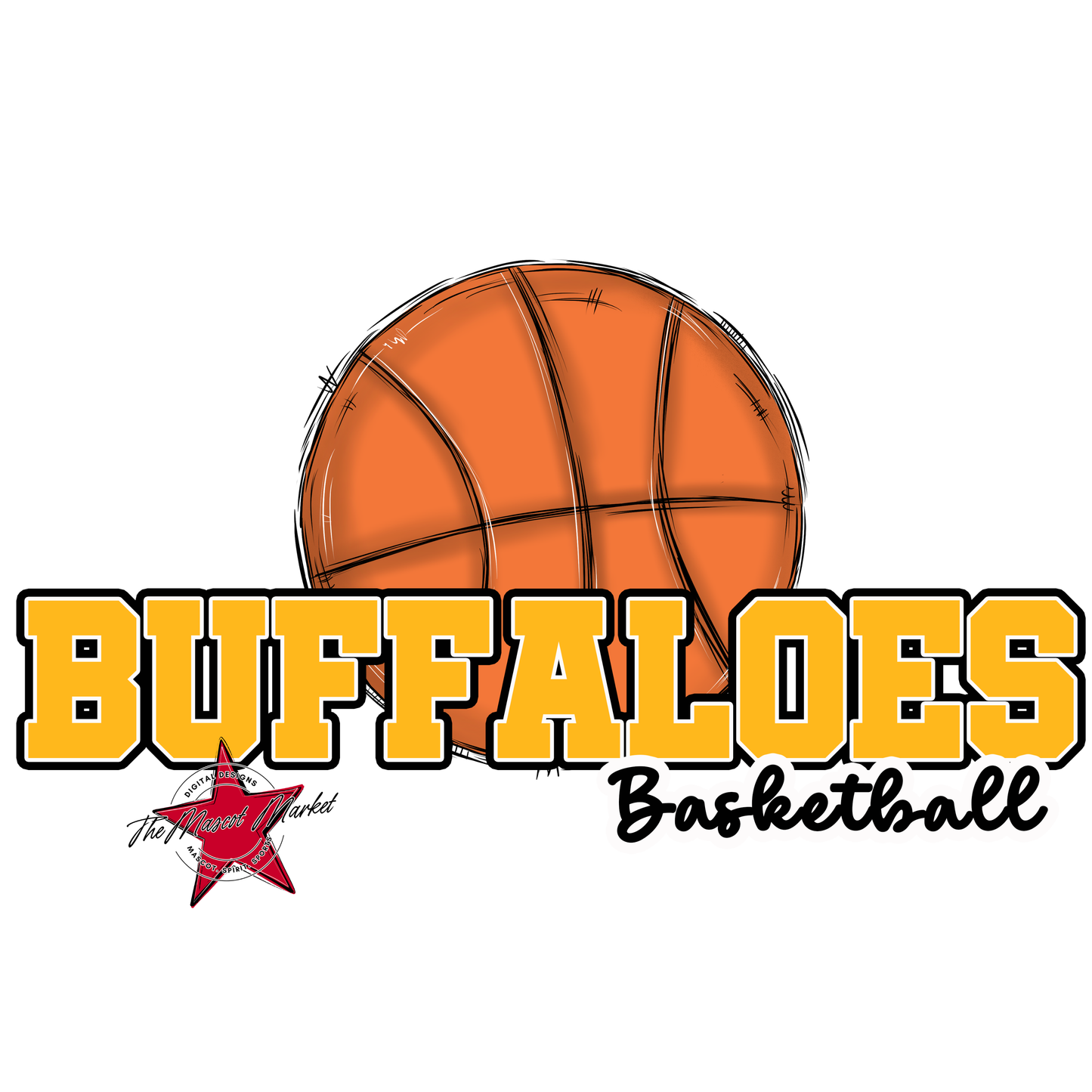 Buffaloes Varsity Basketball-Yellow