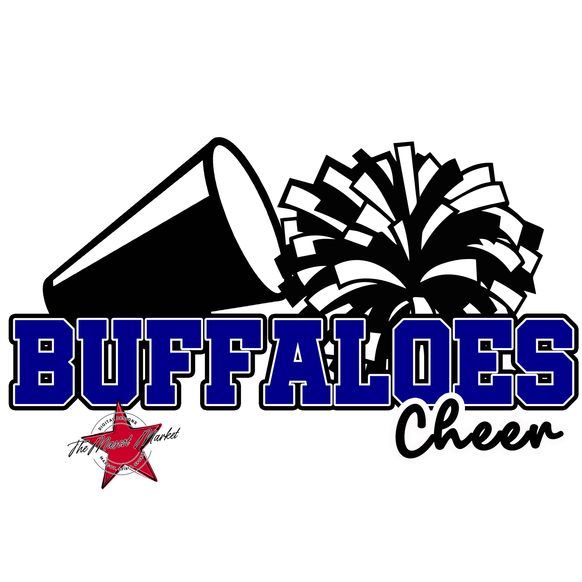 Buffaloes Varsity Cheer-Blue