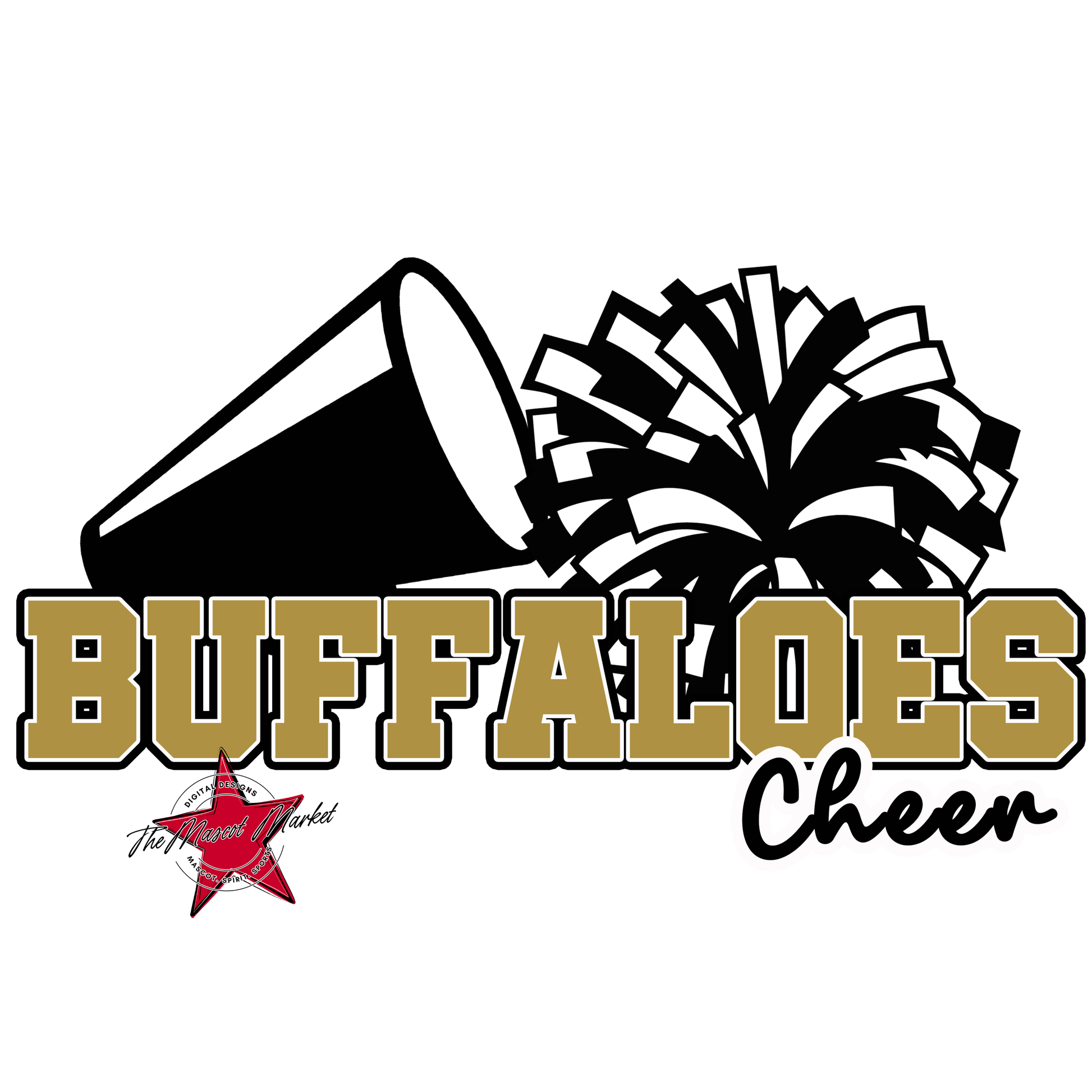 Buffaloes Varsity Cheer-Gold