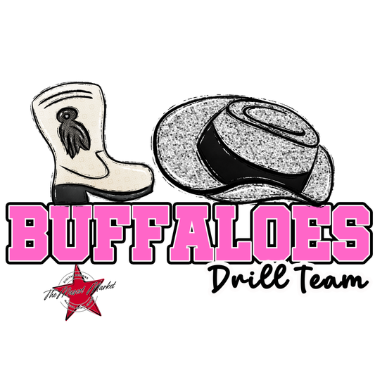 Buffaloes Varsity Drillteam-Baby Pink