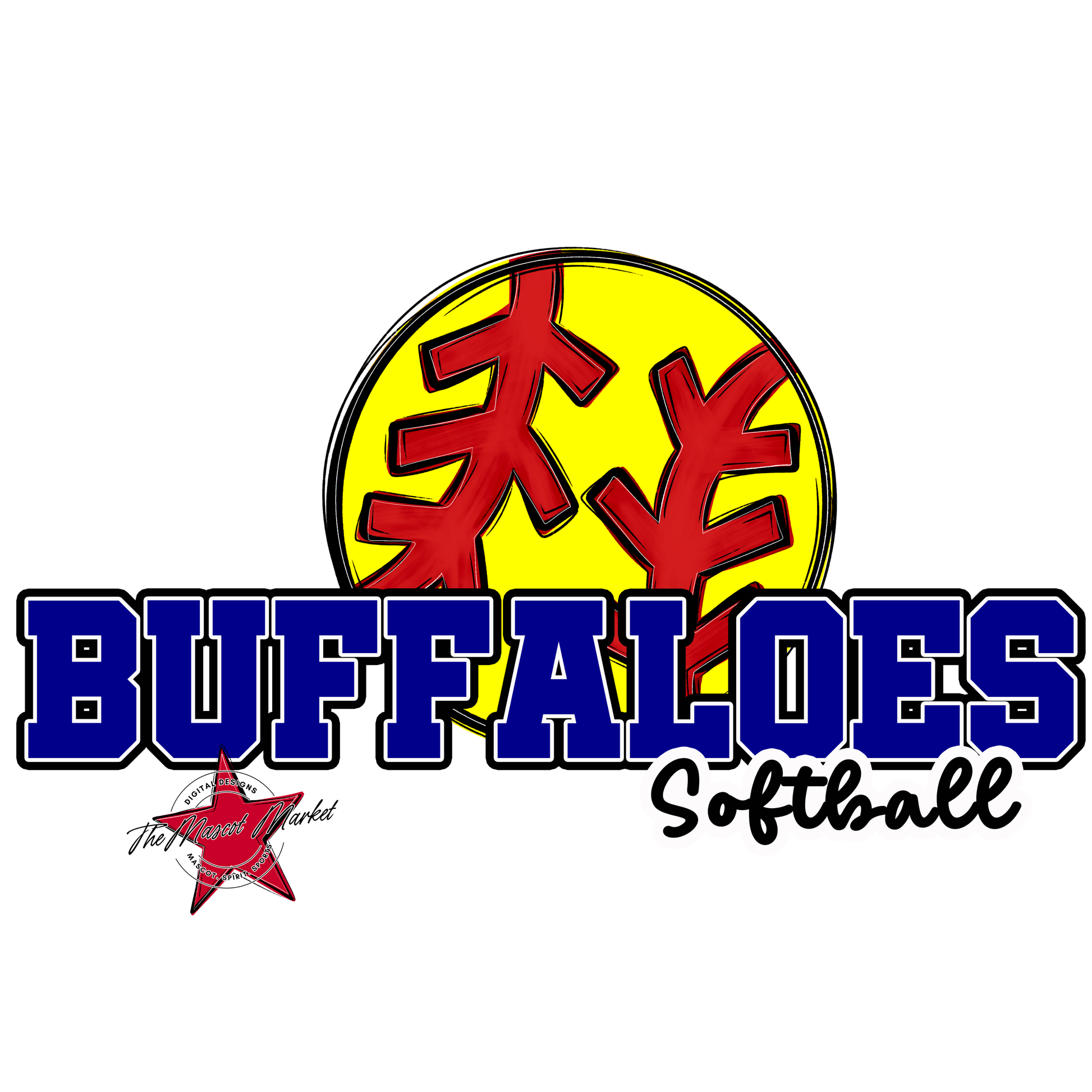 Buffaloes Varsity Softball-Blue