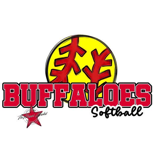 Buffaloes Varsity Softball-Red