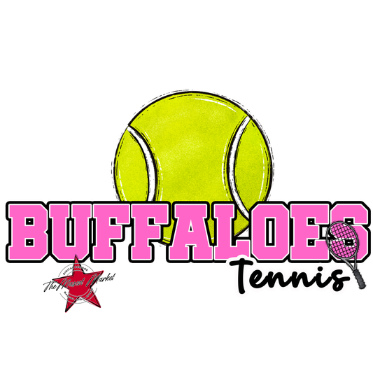 Buffaloes Varsity Tennis-Baby Pink