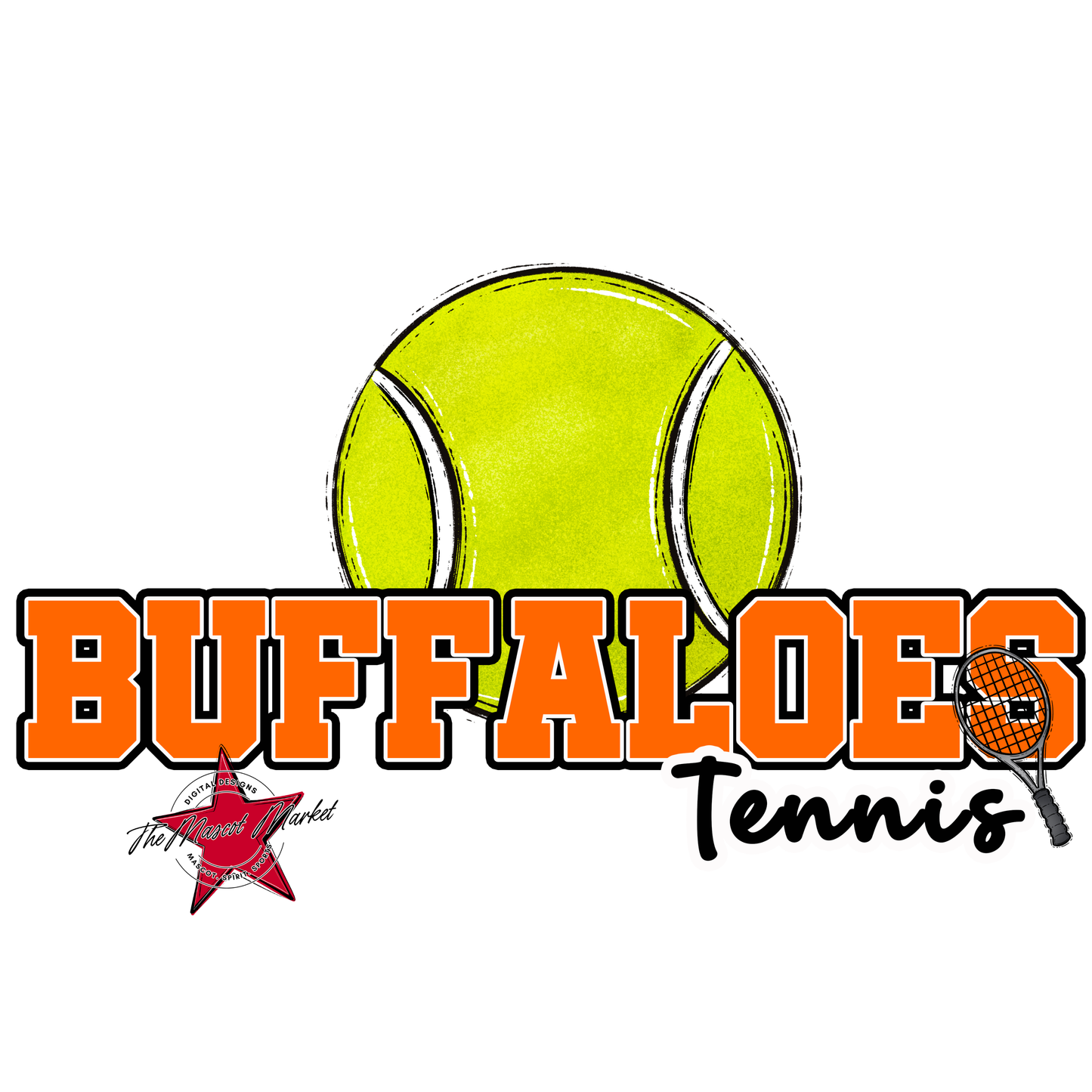 Buffaloes Varsity Tennis-Orange