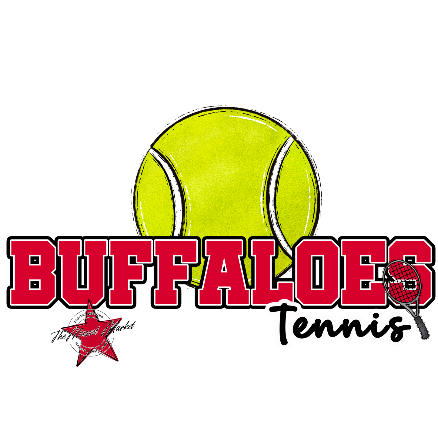 Buffaloes Varsity Tennis-Red