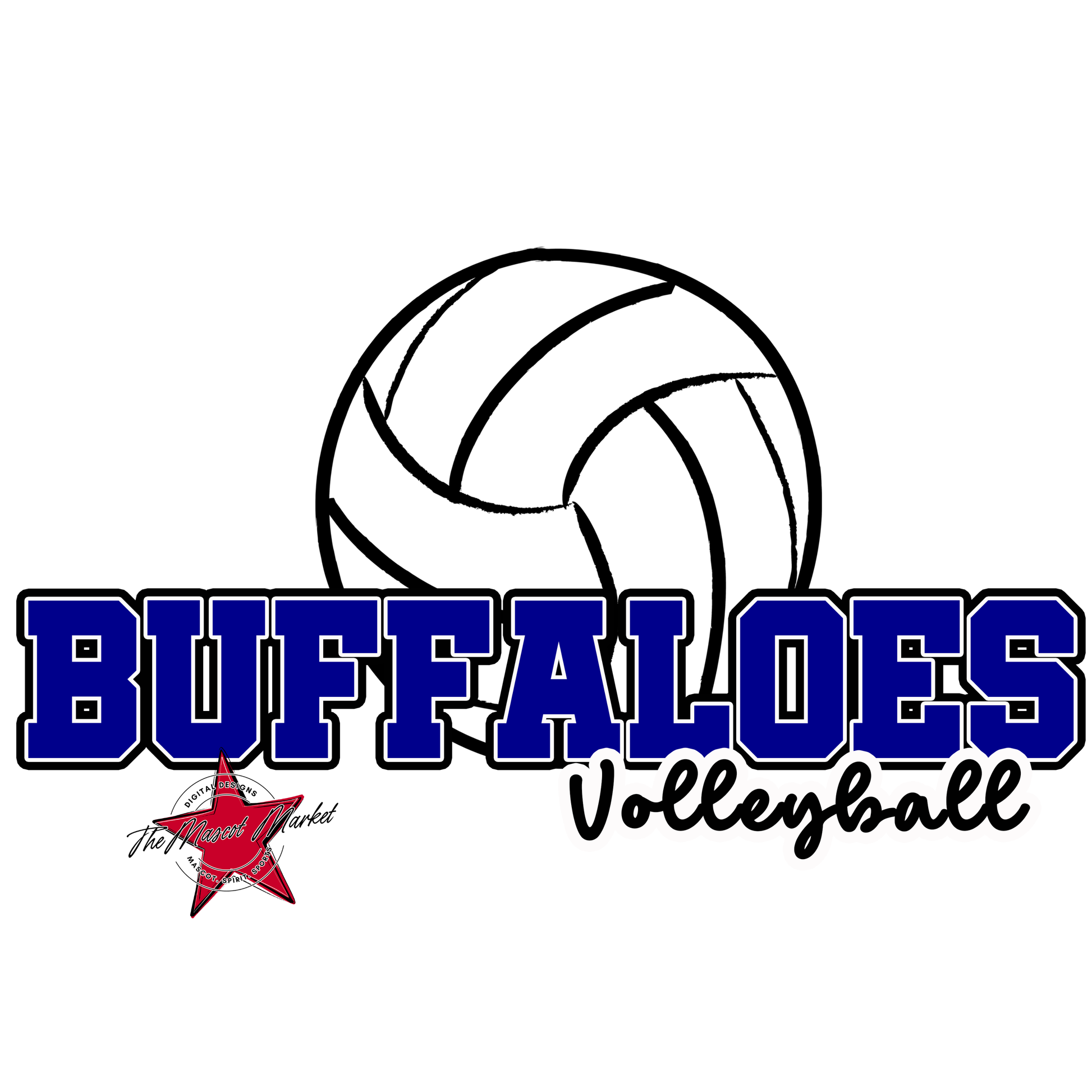 Buffaloes Varsity Volleyball-Blue