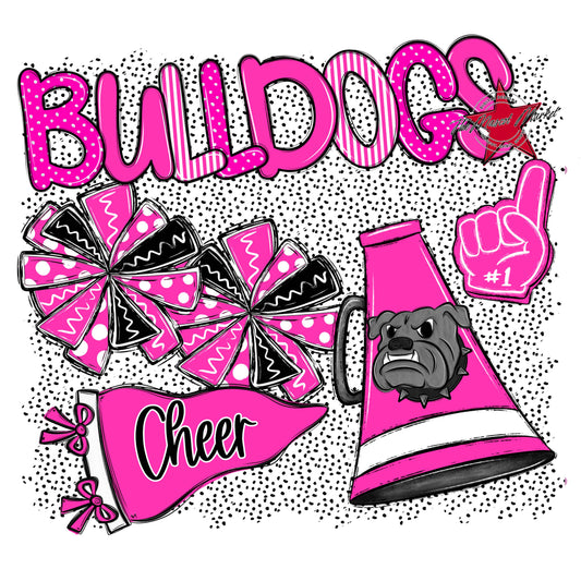 Bulldogs Cheer Spirit-Pink