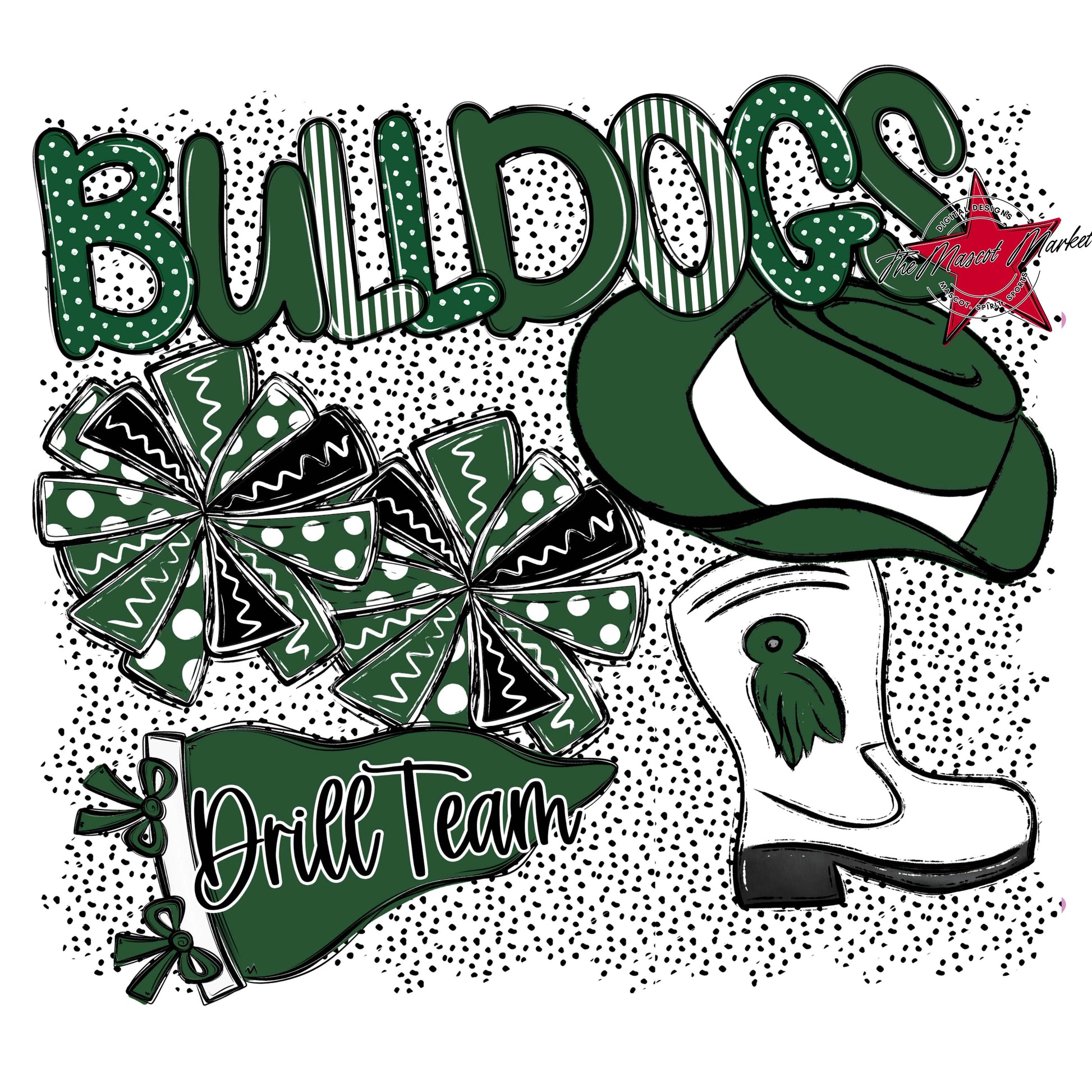 Bulldogs Drillteam Spirit-Green