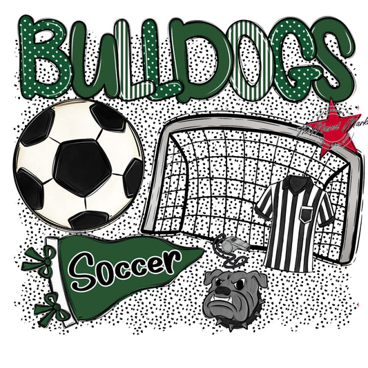 Bulldogs Soccer Spirit-Green