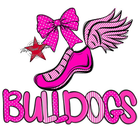 Bulldogs Track Spirit Design-Pink