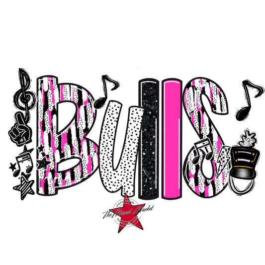 Bulls Band Scrape-Pink