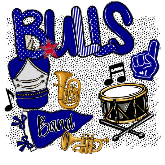Bulls Band Spirit-Blue