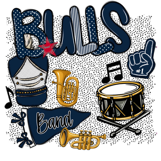 Bulls Band Spirit-Navy