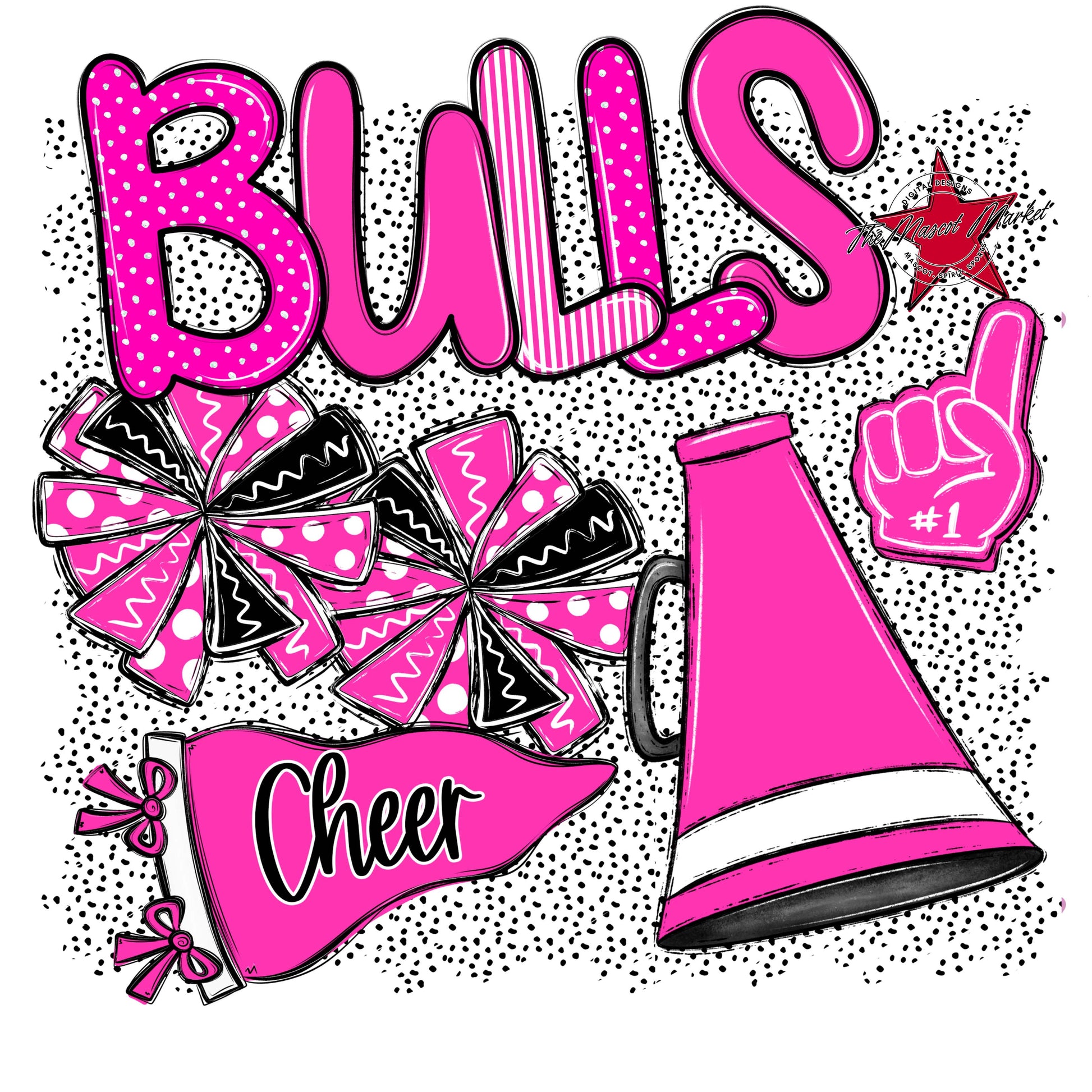 Bulls Cheer Spirit-Pink