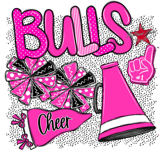 Bulls Cheer Spirit-Pink