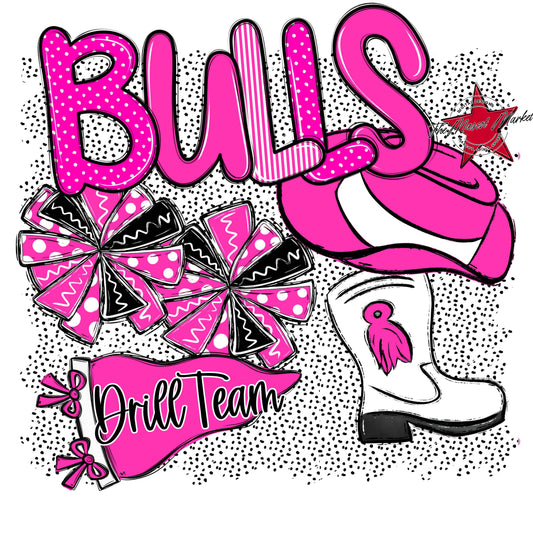 Bulls Drillteam Spirit-Pink