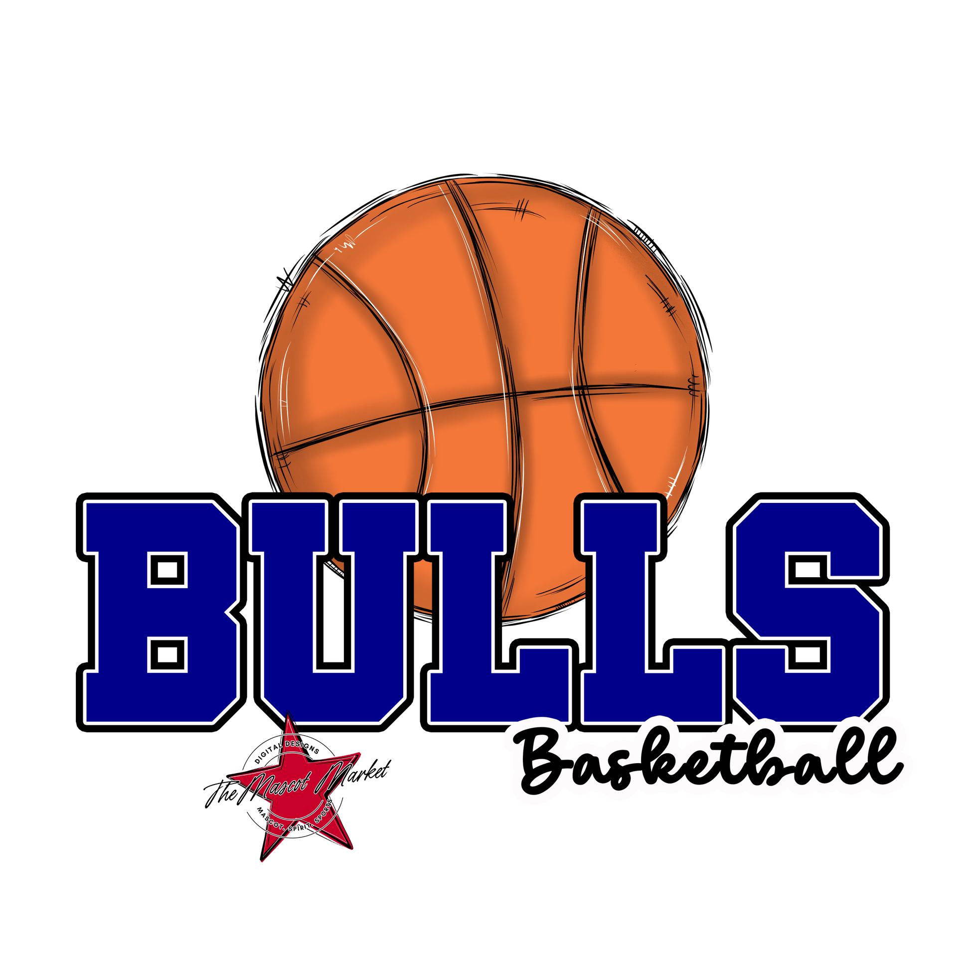 Bulls Varsity Basketball-Blue