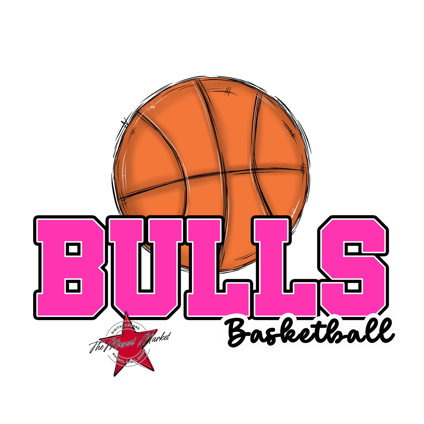 Bulls Varsity Basketball-Pink