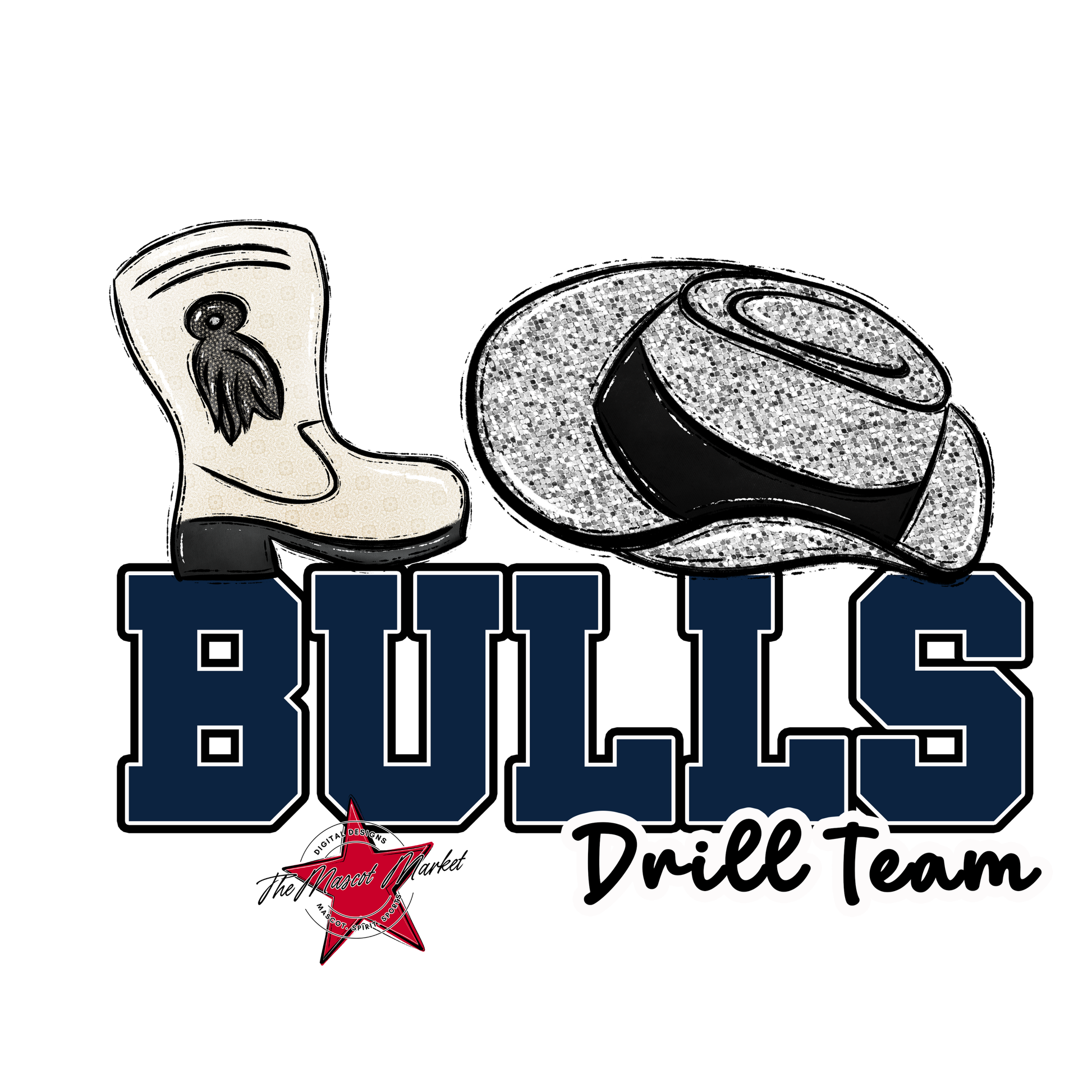 Bulls Varsity Drillteam-Navy