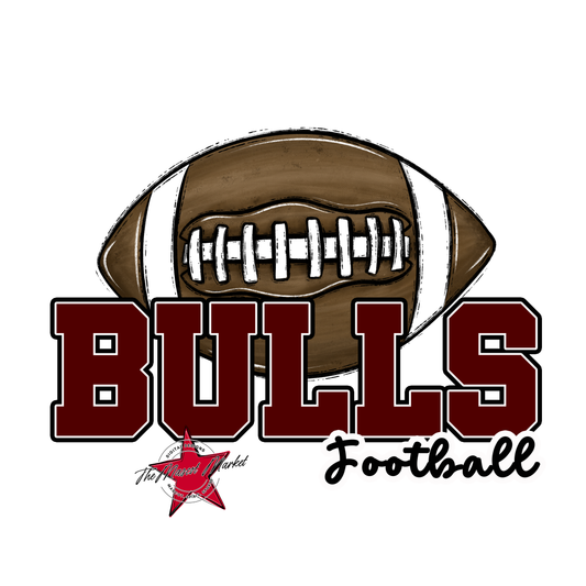 Bulls Varsity Football-Maroon