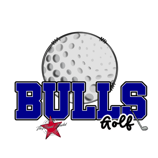 Bulls Varsity Golf-Blue