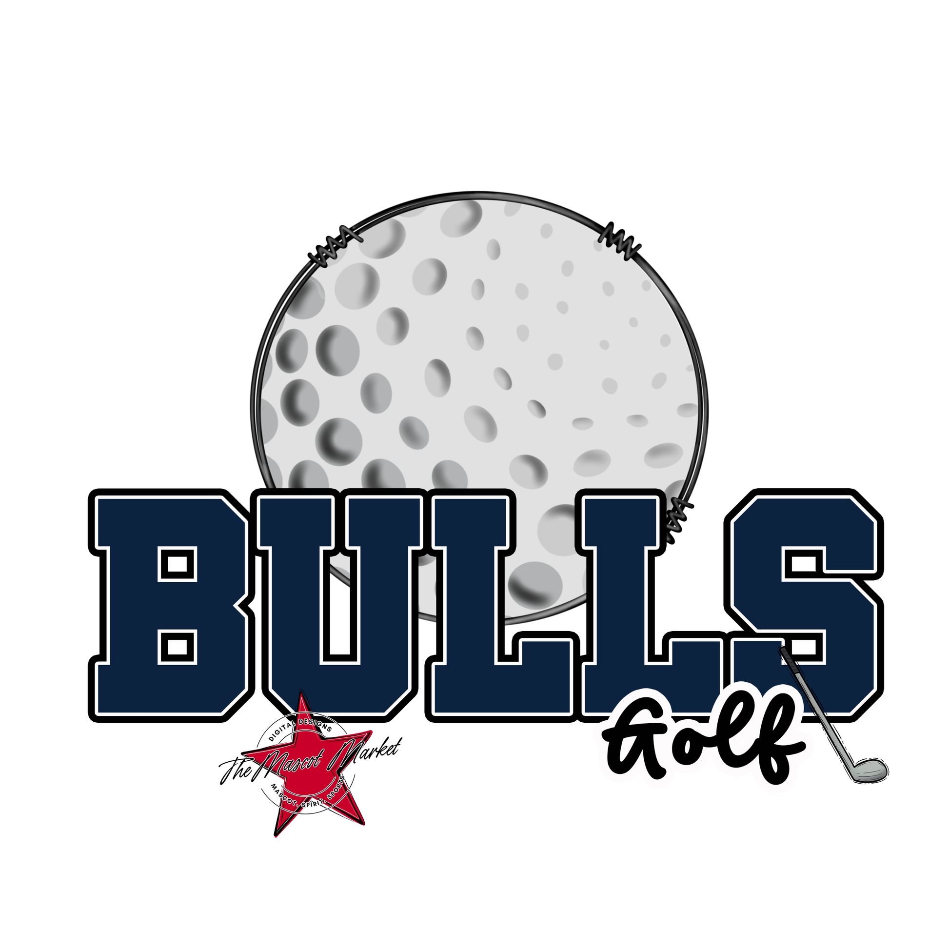 Bulls Varsity Golf-Navy