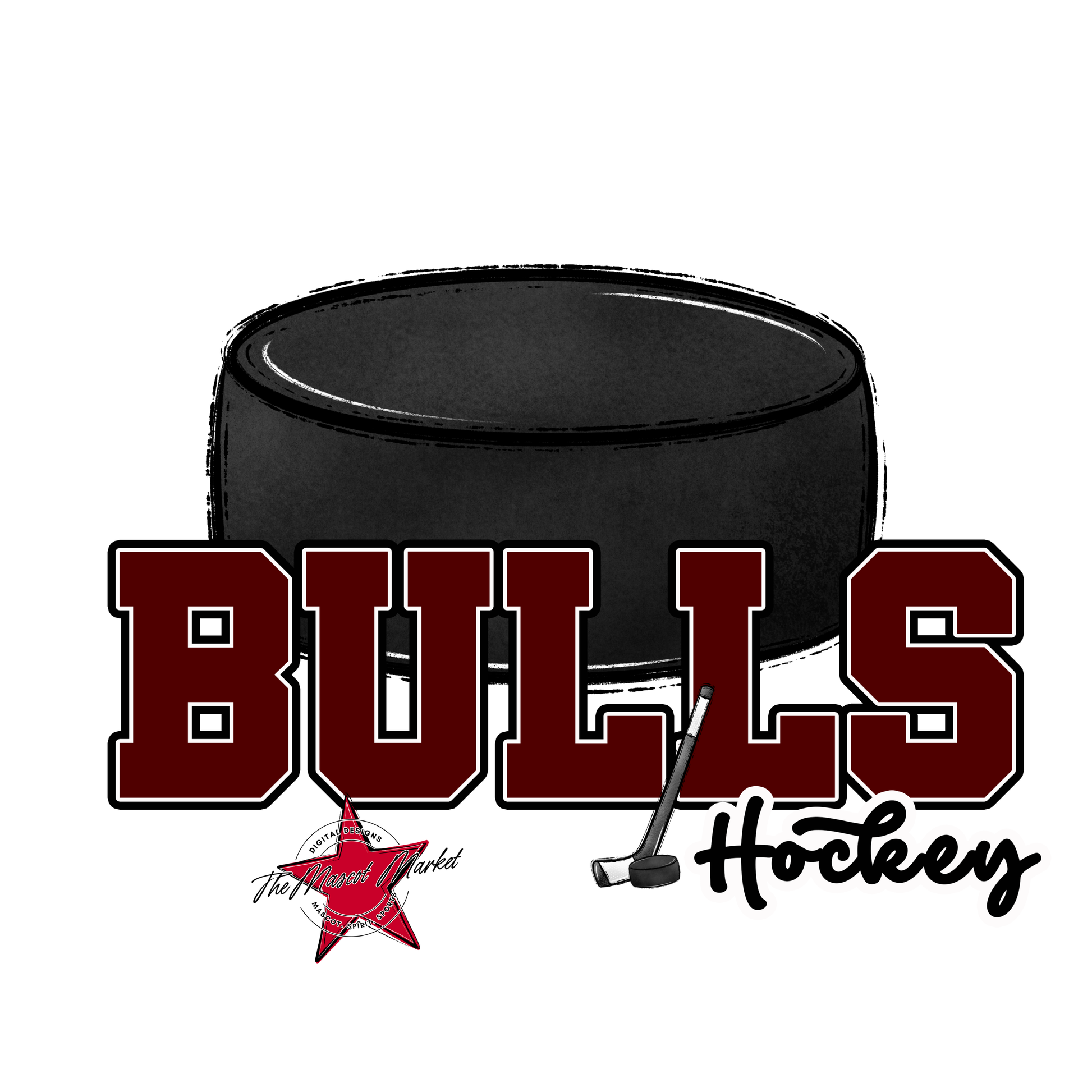 Bulls Varsity Hockey-Maroon