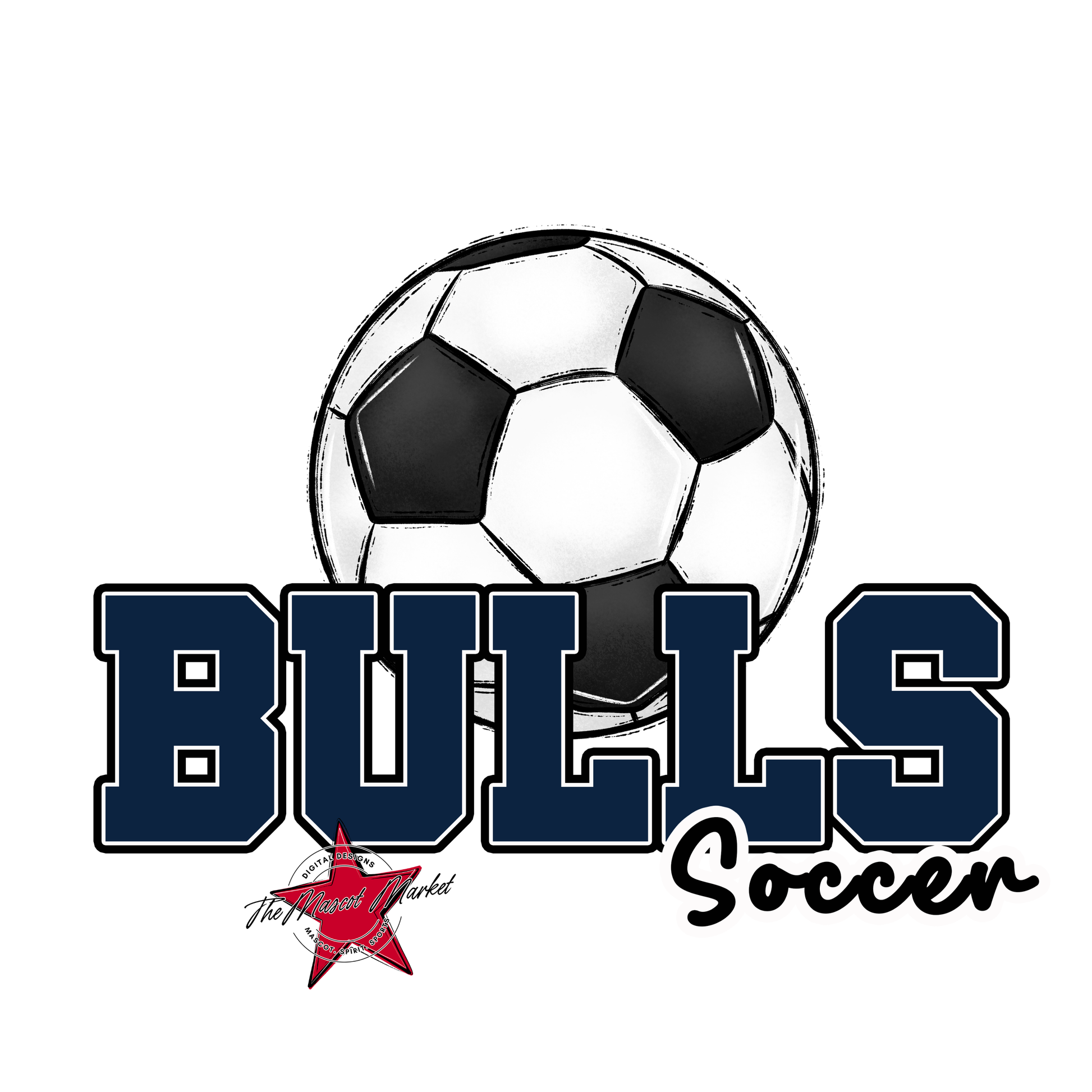 Bulls Varsity Soccer-Navy