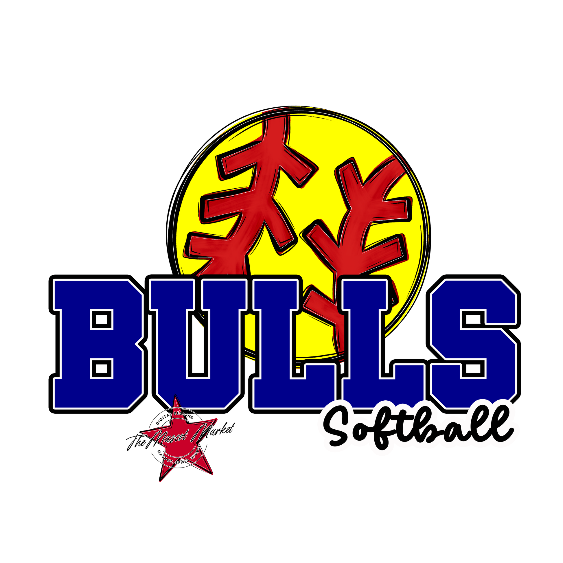 Bulls Varsity Softball-Blue