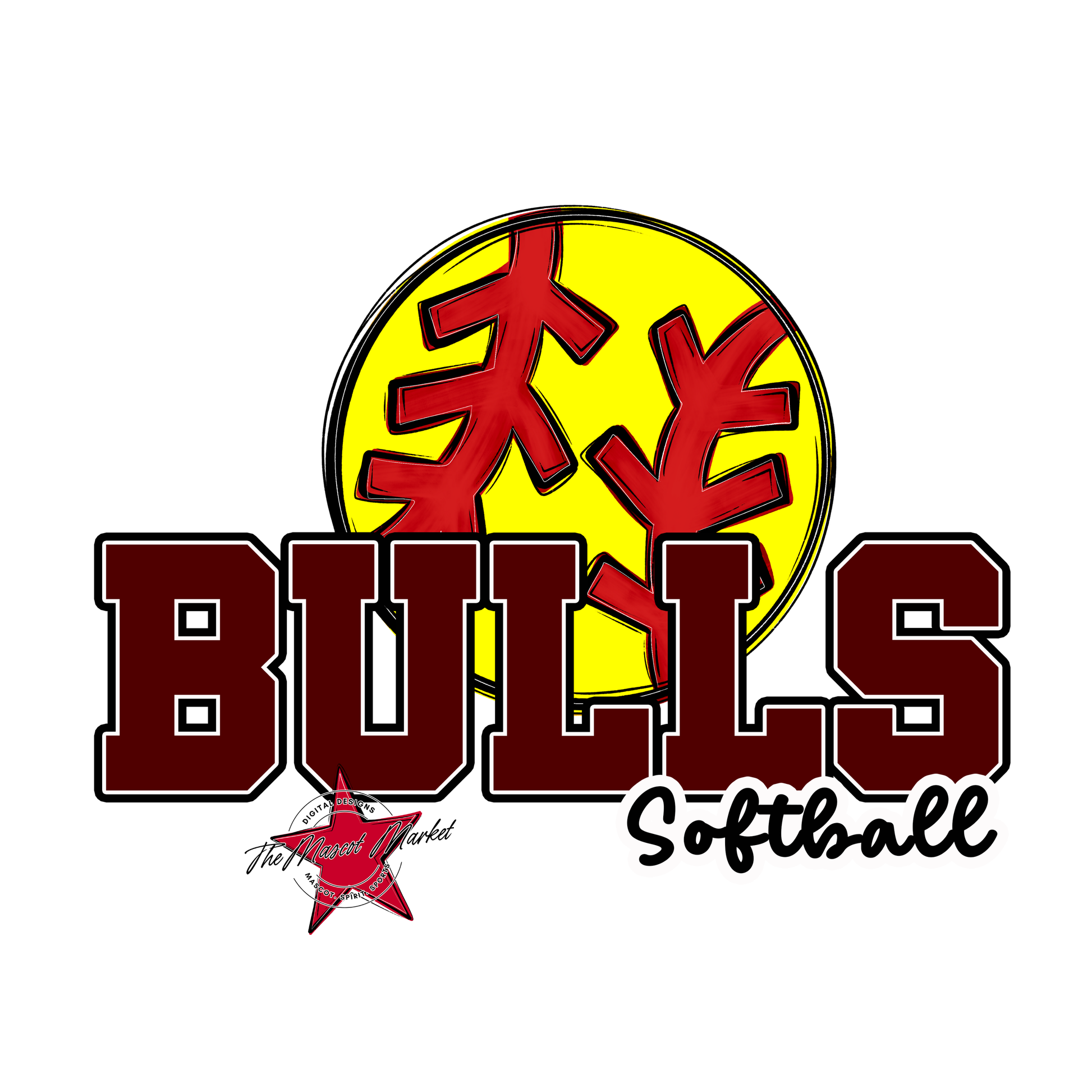 Bulls Varsity Softball-Maroon