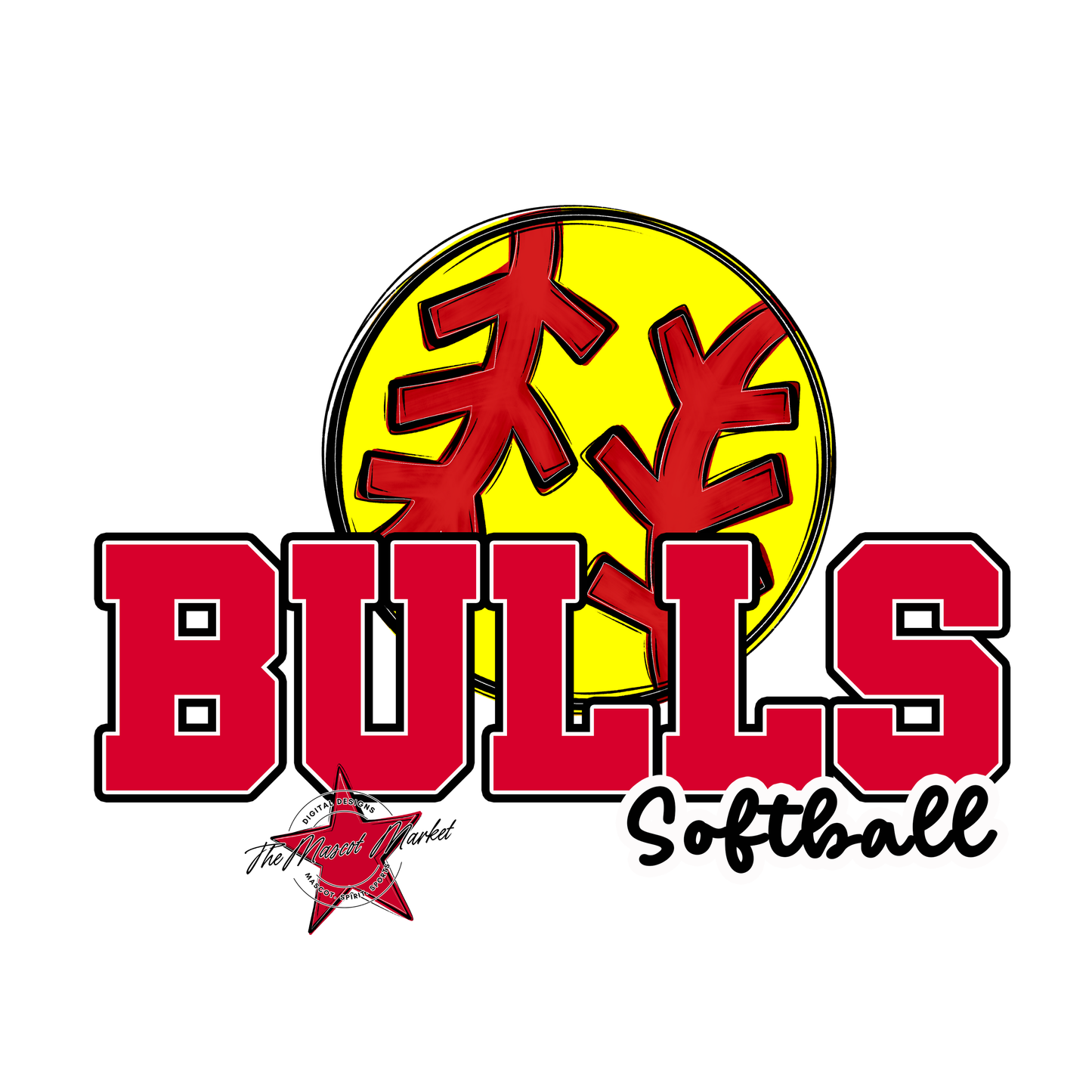 Bulls Varsity Softball-Red